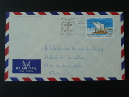 Flamme Sur Lettre Postmark On Cover Nouméa Nouvelle Calédonie 1988 - Storia Postale