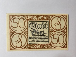 Allemagne Notgeld Diez 50 Pfennig - Collections