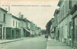 SAINT DENIS DE PILES LA GRAND'RUE LA STATION ESSENCE - Sonstige & Ohne Zuordnung