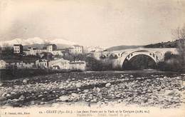 Céret         66        Les Deux Ponts          (voir Scan) - Ceret