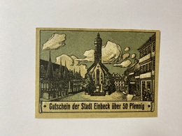 Allemagne Notgeld Einbeck 50 Pfennig - Collections