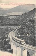 Mont-Louis       66         Arrivée D'un Train Sur Le Viaduc De La Cabanasse         (voir Scan) - Otros & Sin Clasificación