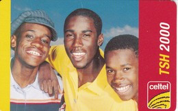 TARJETA DE TANZANIA DE TSH 2000 DE CELTEL - TRES JOVENES 31/03/2006 - Tansania