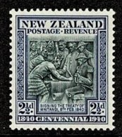 New Zealand 1940 Centennial 2 1/2d Treaty Of Waitangi, 1840 MNH - Unused Stamps