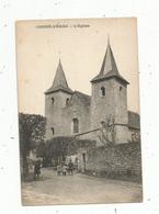 Cp ,86 , COUHE-VERAC , L'église ,écrite 1920 - Couhe