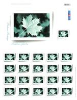 Lot 2 Feuilles Timbres-photos Feuille D'érable ** - Full Sheets & Multiples