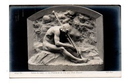 CPA - SALON DE 1907 - LE PÈLERIN DE LA VIE (P. ROUSSEL) - Skulpturen