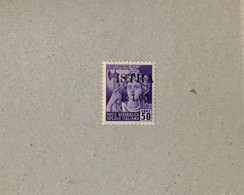 Occupazione Jugoslava Istria Pola 1945 N. 26 50 Cent Violetto Nuovo MNH** - Ocu. Yugoslava: Istria