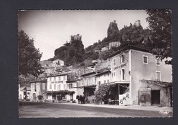 Delcampe - Vente Immediate ROCHEMAURE (07) Le Centre Et Le Chateau Feodal ( Bar Café Du Rhone Attelage Anes COMBIER ) - Rochemaure