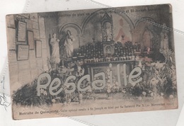 Delcampe - 29 FINISTERE - CP RETRAITE DE QUIMPERLE - CULTE SPECIAL RENDU A SAINT JOSEPH ET BENI PAR SA SAINTETE PIE X 21 11 1912 - Quimperlé