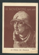 CARTE COMMEMORATIVE Des 20 Ans De La Signature De L'armistice   1918 / 1938   - LL16502 - Guerra 1914-18