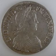 France, Louis XIV, Ecu à La Mèche Longue 1649 N, TTB, Gad: 202 - 1643-1715 Louis XIV The Great