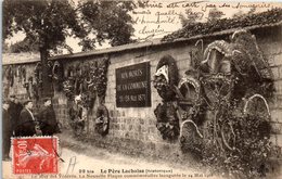 75 PARIS 20ème - Tombeaux Historiques - Mur Des Fédérés -  Cimetière Du Père Lachaise (sépia) - District 20