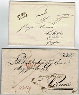 " CLES " Tirol - 2 Briefe 1831 Und 1848  , A2906 - ...-1850 Voorfilatelie