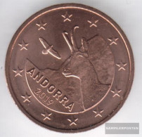 Andorra And 2 2019 Stgl./unzirkuliert Stgl./unzirkuliert 2019 2 Cent Kursmünze - Andorre