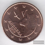 Andorra And 1 2019 Stgl./unzirkuliert Stgl./unzirkuliert 2019 1 Cent Kursmünze - Andorra
