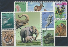 Volksrepublik China 3115-3124 (kompl.Ausg.) Gestempelt 2000 Geschützte Tiere (9386918 - Used Stamps