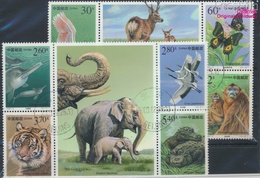 Volksrepublik China 3115-3124 (kompl.Ausg.) Gestempelt 2000 Geschützte Tiere (9386920 - Used Stamps