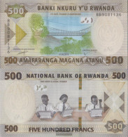 Rwanda Pick-number: NEW Uncirculated 2019 500 Francs - Rwanda