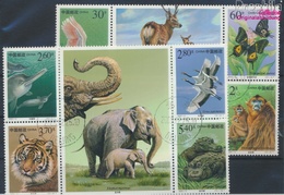 Volksrepublik China 3115-3124 (kompl.Ausg.) Gestempelt 2000 Geschützte Tiere (9386931 - Used Stamps