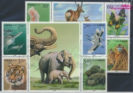 Volksrepublik China 3115-3124 (kompl.Ausg.) Gestempelt 2000 Geschützte Tiere (9386933 - Usados