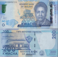 Malawi Pick-number: 60 (2019) Uncirculated 2019 200 Kwacha - Malawi