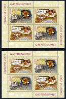 ROMANIA 2005 Europa: Gastronomy 2 Blocks  MNH / **. Michel Block 355 I And II - Neufs