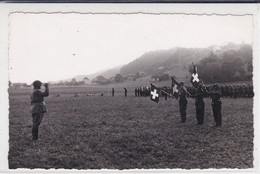 Riaz, Prise De Drapeau Du Rgt. 10. 8.IX.53, Sur L'ancien Camp D'aviation - Riaz