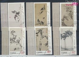 Volksrepublik China 3310-3315 (kompl.Ausg.) Gestempelt 2002 Gemälde Von Badashanren (9387092 - Used Stamps