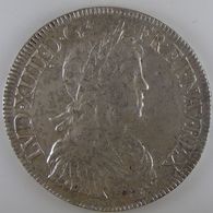 France, Louis XIV, Ecu à La Mèche Longue 1651 A, TB/TTB, Gad: 202 - 1643-1715 Louis XIV The Great