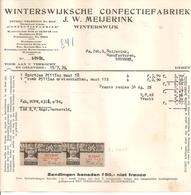 1939 Omzetbelasting 6ct+20ct. Meijerink Confectiefabriek Winterswijk>Brummen - Fiscaux