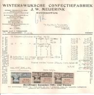 1939 Omzetbelasting 8ct+40ct+3Gld. Meijerink Confectiefabriek Winterswijk>Brummen+ - Fiscaux