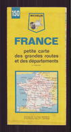 Petite Carte Des Grandes Routes Et Des Départements, 1967 - Cartes Routières