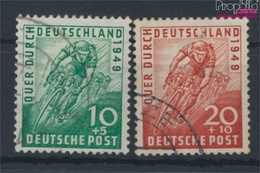 Bizone (Alliierte Besetzung) 106-107 (kompl.Ausg.) Gestempelt 1949 Radrennen (9388811 - Usados