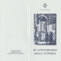 Militari - Guerra 1914-18 - Vicenza 2004 - 86° Anniversario Della Vittoria - - Weltkrieg 1914-18