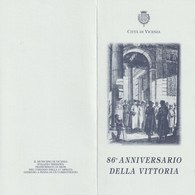 Militari - Guerra 1914-18 - Vicenza 2004 - 86° Anniversario Della Vittoria - - Guerra 1914-18