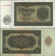 DDR Rosenbg: 345b, KN 7stellig, With Plate Number Uncirculated 1948 50 Mark - Altri & Non Classificati