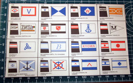 BROWN'S FLAGS ANF FUNNELS SHIPPING COMPANIES OF THE WORLD  RITAGLIO ORIGINAL - Other & Unclassified