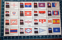 BROWN'S FLAGS ANF FUNNELS SHIPPING COMPANIES OF THE WORLD  RITAGLIO ORIGINAL - Autres & Non Classés