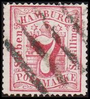 1865. HAMBURG. Stadtwappen. 7 Schilling.  () - JF319769 - Hamburg