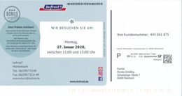 BRD Mörlenbach Dialopgpost DV 01.20 0,28 Euro 2020 Bofrost Gefrierprodukte Herzhaft Geniessen - Cartas & Documentos