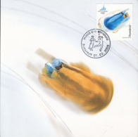 OLYMPIC GAMES, TORINO'06 WINTER OLYMPIC GAMES, BOBSLED, MAXIMUM CARD, OBLIT FDC, 2006, ROMANIA - Winter 2006: Turin