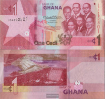 Ghana Pick-number: 37 (2019) Uncirculated 2019 1 Cedi - Ghana