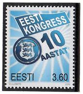 Estonia 2000 . Estonian Congress-10. 1v: 3.60.  Michel # 367 - Estonia