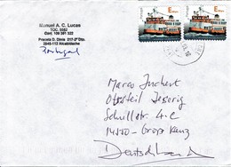 Portugal - Umschlag Echt Gelaufen / Cover Used (T905) - Cartas & Documentos