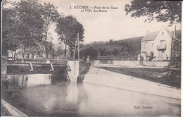 Hèches - Pont De La Gare Et Villa Des Roses - La Barthe De Neste