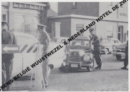 WERNHOUT 1964 GRENS BELGIË WUUSTWEZEL & NEDERLAND HOTEL DE ZWAAN FOTO ANSICHTKAART / NIEUWDRUK - Non Classificati