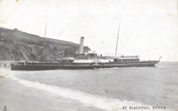 DEVON - AT BLACKPOOL SANDS (Paddle Steamer)  Dv591 - Paignton