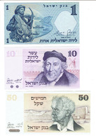 ISRAEL - BILLET 50 - 10 - 1 SHEKEL - TTB A SUP - Israël