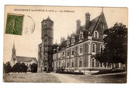 CPA Beaumont La Ronce 37 Indre Et Loire Le Château éditeur Chaillon - Beaumont-la-Ronce